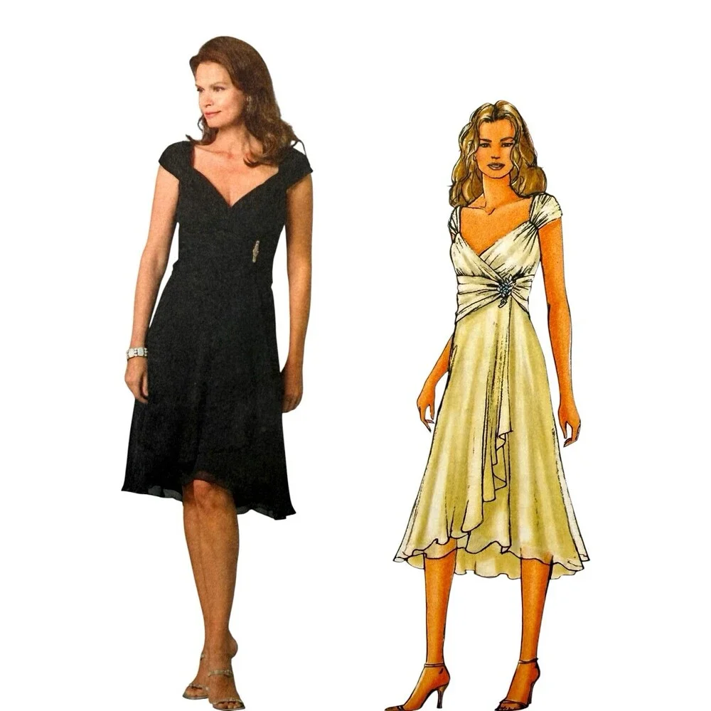 VTG 2005 Butterick Sewing Pattern Maggy London Misses Dress Sizes 14-20 #B4657